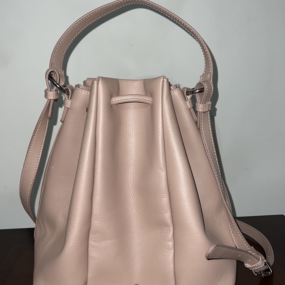 Zara Basic nude bucket bag - Picture 9 of 13